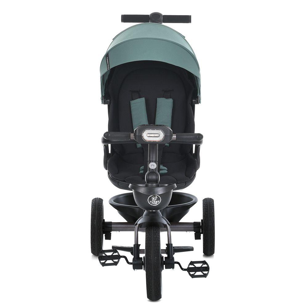 Велосипед детский 3-х колесный Turbo Trike MT 1002-4 от 1,5 до 3 лет поворотное сиденье Зеленый (24604066) - фото 4