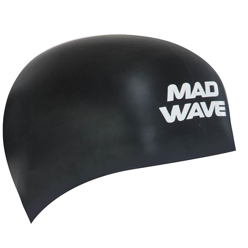 Шапочка для плавання Mad Wave D-Cap Fina Approved M053701 M Чорний (60444212)