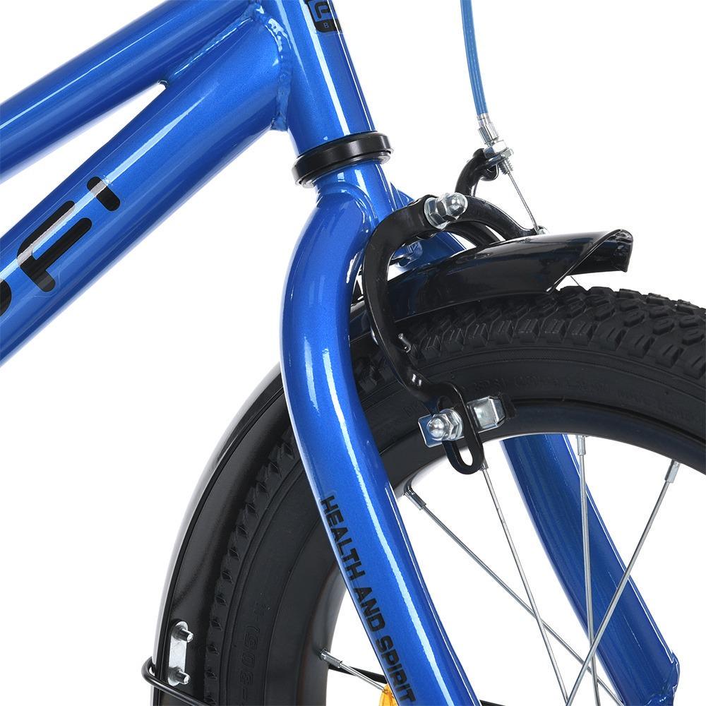 Дитячий велосипед PROF1 Prime 14" з багажником Синій - фото 4 Дитячий велосипед PROF1 Prime 14" з багажником Синій - фото 4