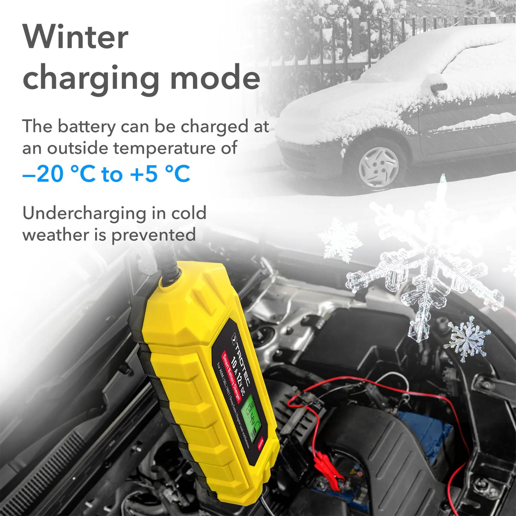 Зарядное устройство для автомобильного аккумулятора Trotec PBCS 10A/12V 4-200Ah (4675000015) - фото 11 Зарядное устройство для автомобильного аккумулятора Trotec PBCS 10A/12V 4-200Ah (4675000015) - фото 11