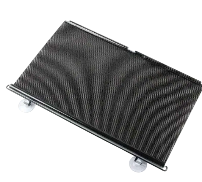 Штора рулонная солнцезащитная для пластиковых окон 125×58 см Черный (6-18-2054294)