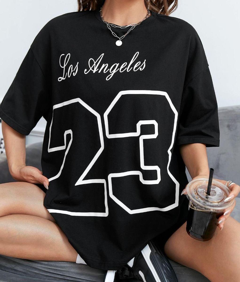 Футболка женская с принтом Pin-000-019 повседневная S Черный (2664082625)