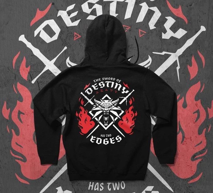 Худи для мальчика с принтом The Witcher Two Swords 140 см (Anime11088)