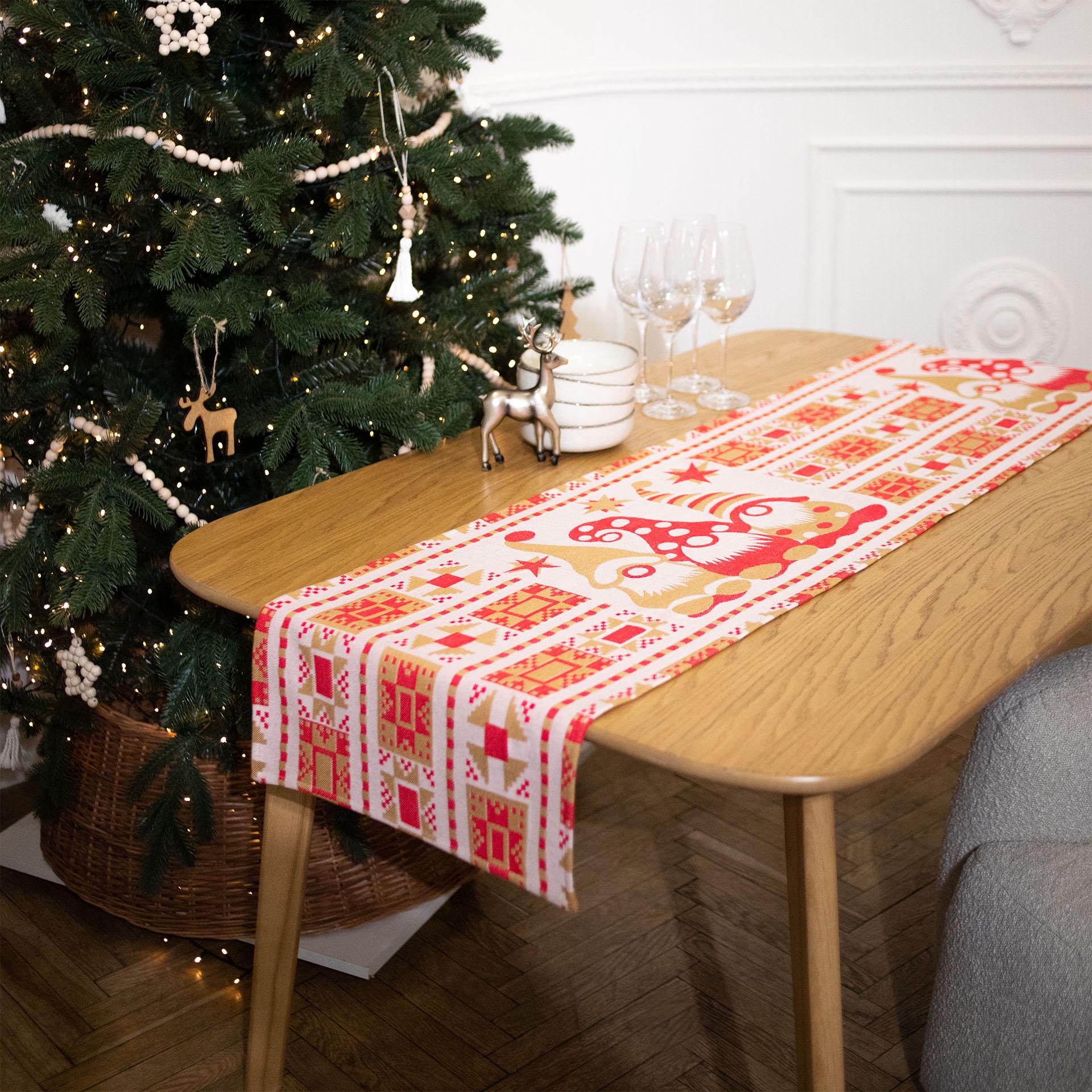 Доріжка новорічна Едельвіка Гноми 1,6х0,4 м (334-24/00) - фото 2 Доріжка новорічна Едельвіка Гноми 1,6х0,4 м (334-24/00) - фото 2