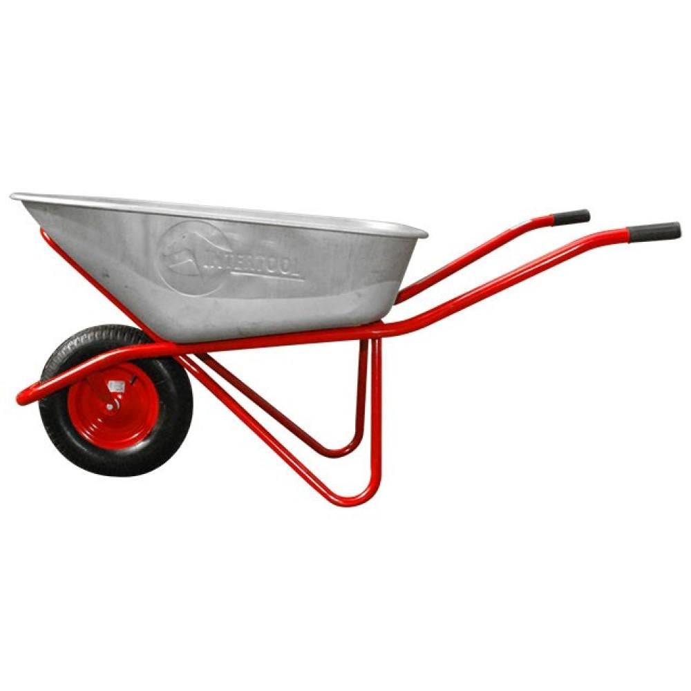 Тачка садово-строительная Intertool WB-1015 4.00-8 1 пневмоколесо с подшипником 15" 100 л 180 кг (8-22-16206)