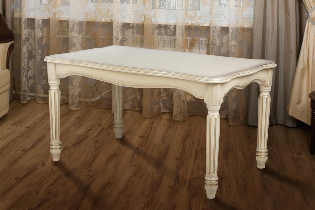 Стол журнальный Венецианский Слоновая кость/Патина (17447) Стол журнальный Венецианский Слоновая кость/Патина (17447)