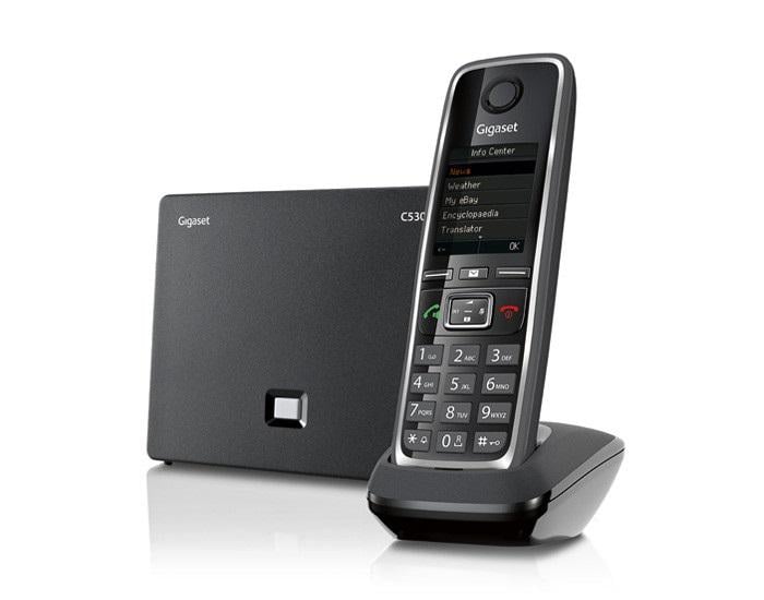 Радіотелефон IP DECT Gigaset C530 IP Black (S30852-H2506-R601)