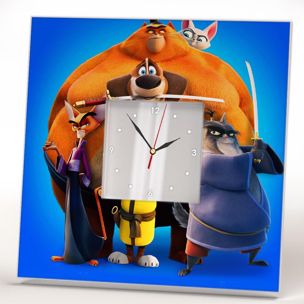 Годинник Мультфільм ''Лапи гніву'' 260x260 мм (C04443)