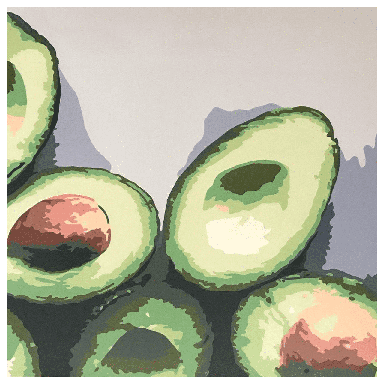 Металлокерамический обогреватель дизайнерский Uden-S-500К Авокадо до 10 м2 600х600 мм (25748251)