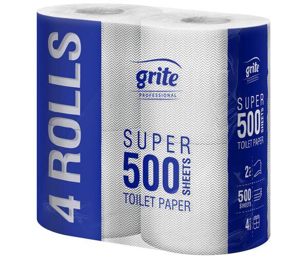Туалетний папір двошаровий GRITE Super Mini 4 рулони (17795)