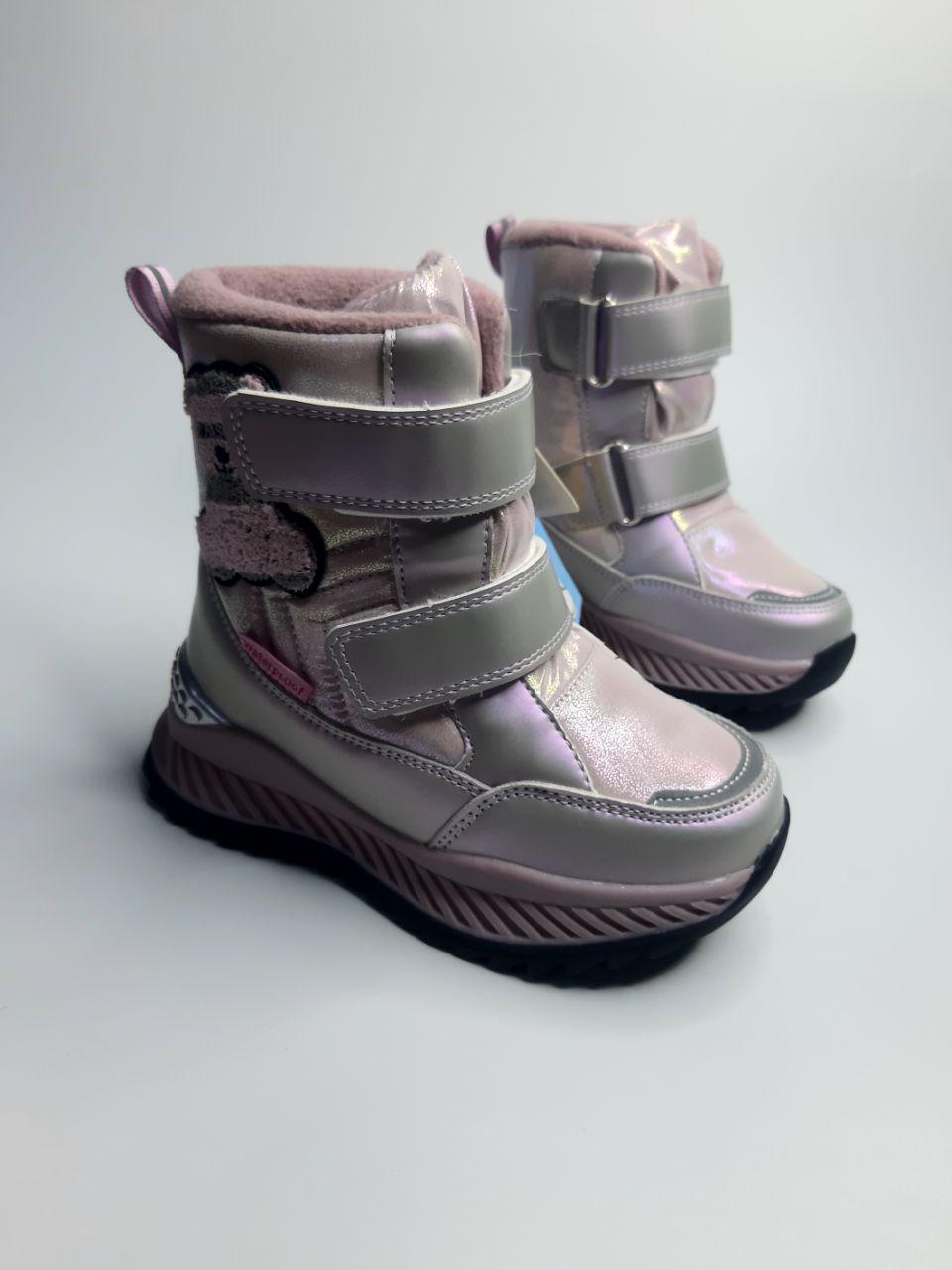 Ботинки зимние TOM.M для девочки р. 29 18,9 см Фиолетовый (11191 W br)