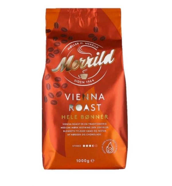 Кава в зернах Lavazza Merrild Vienna 1 кг