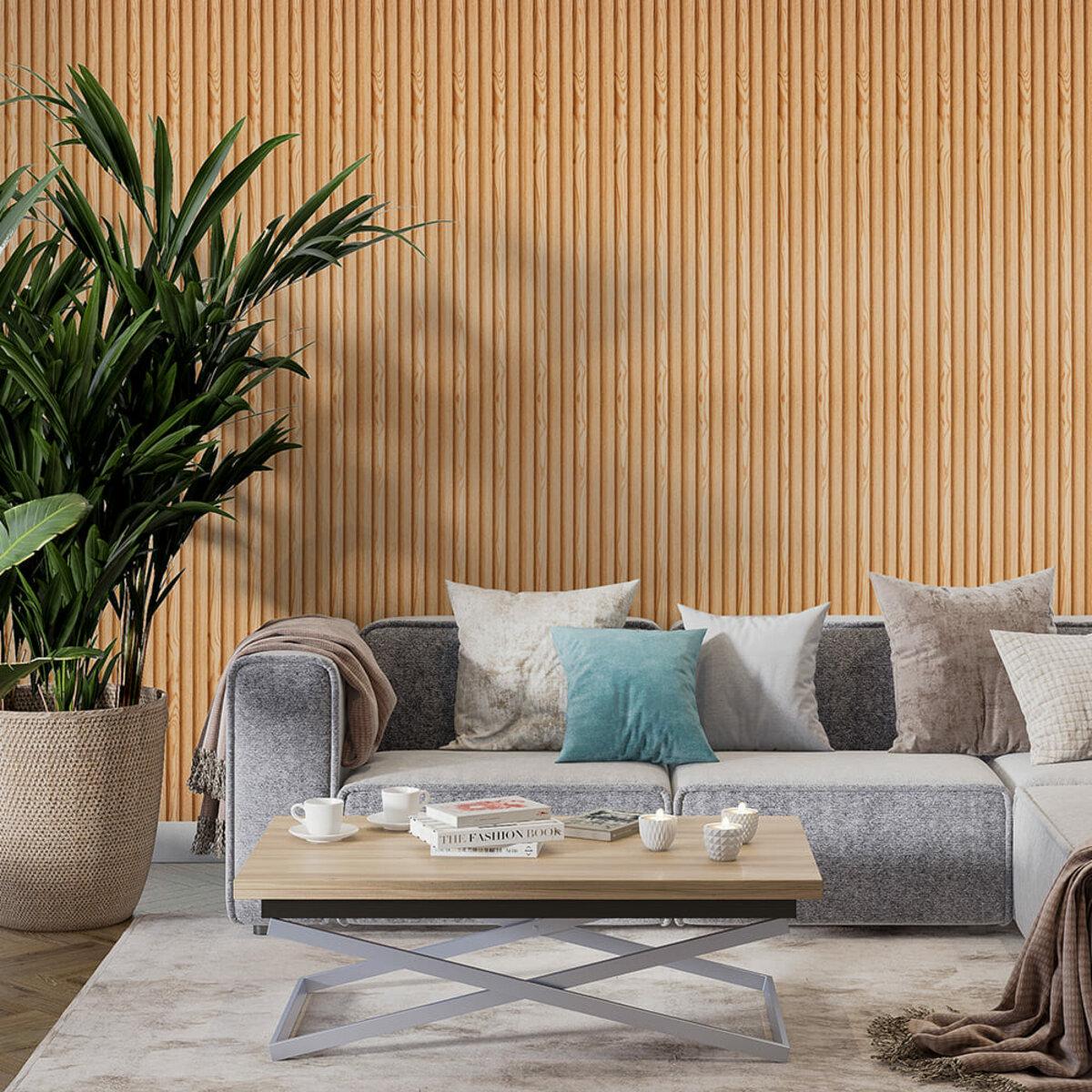 Рейка декоративная стеновая 3000x160x23 мм Сосна (SW-00001526) - фото 7 Рейка декоративная стеновая 3000x160x23 мм Сосна (SW-00001526) - фото 7