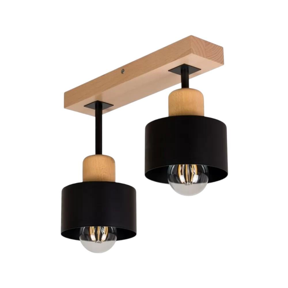 Потолочный светильник WoodLume 3 Line Black (PL-0002846 MW/BB) - фото 1 Потолочный светильник WoodLume 3 Line Black (PL-0002846 MW/BB) - фото 1