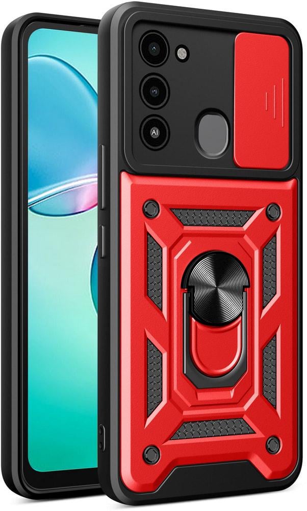 Чехол с защитой камеры 3DGuard Tecno Spark Go 2022 Red (32481-2D)