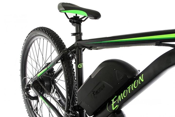 Електровелосипед E-Motion MTB GT гидравлические тормоза 29/19" 48 V 16 Ah 700 W Черно-зелений (EMTB29GT4815700-R19BG) - фото 3