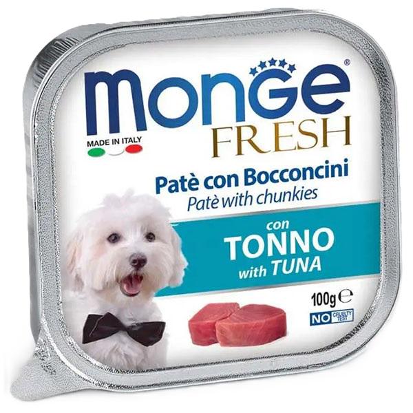 Корм для собак влажный Monge Dog Wet FRESH тунец 100 г (000025666)