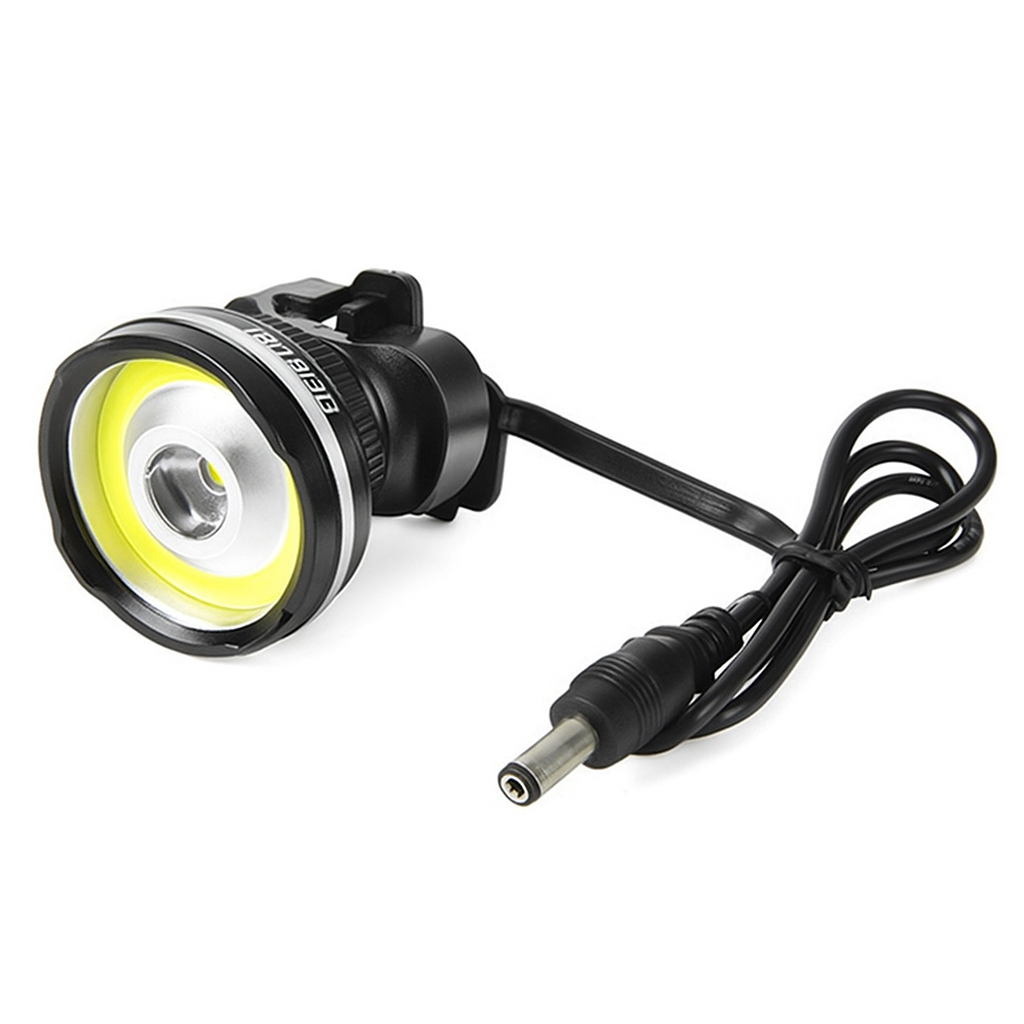 Фонарь велосипедный B031 COB LM с задним стопом 5LED Черный