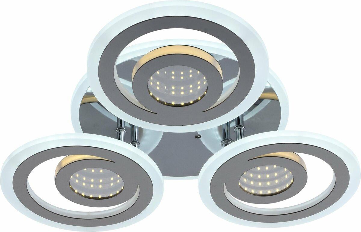 Люстра светодиодная акриловая LI8889/3B CR BL/YL 72W/24W (35901) Люстра светодиодная акриловая LI8889/3B CR BL/YL 72W/24W (35901)