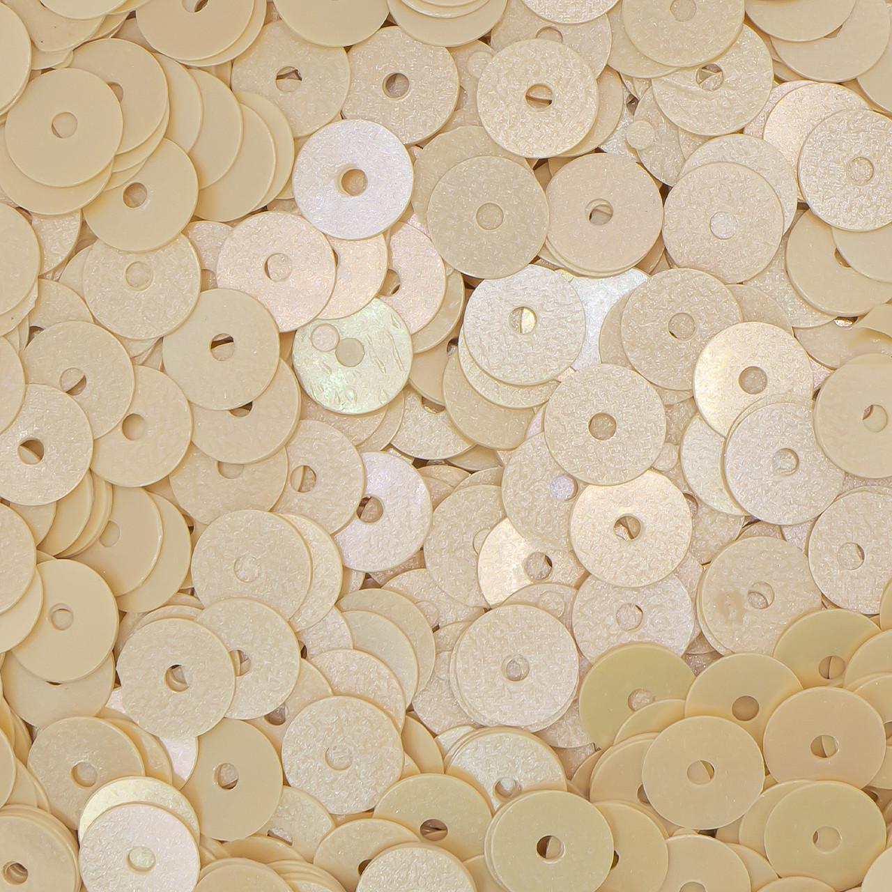 Пайетки круглые 5 мм 25 г Бежевый (ПА2505к03) Пайетки круглые 5 мм 25 г Бежевый (ПА2505к03)