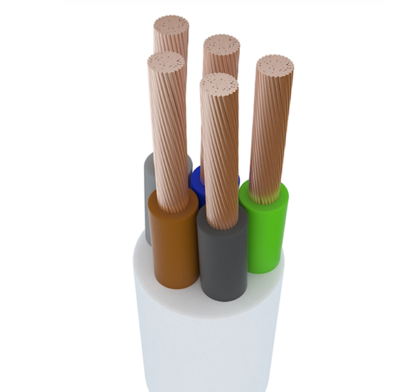 Провід ЗЗЦМ ПВС 5х4 ДЕРЖСТАНДАРТ