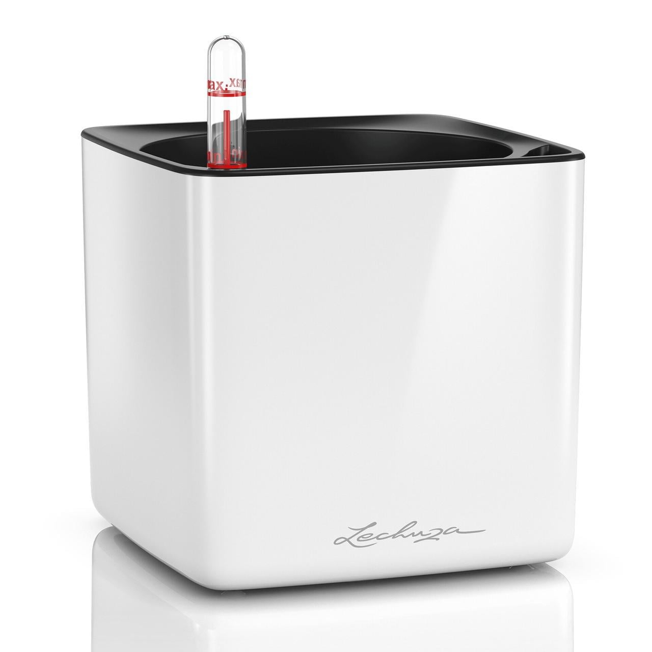 Вазон Lechuza Cube Glossy 16 2 л Белый (13520 Line)