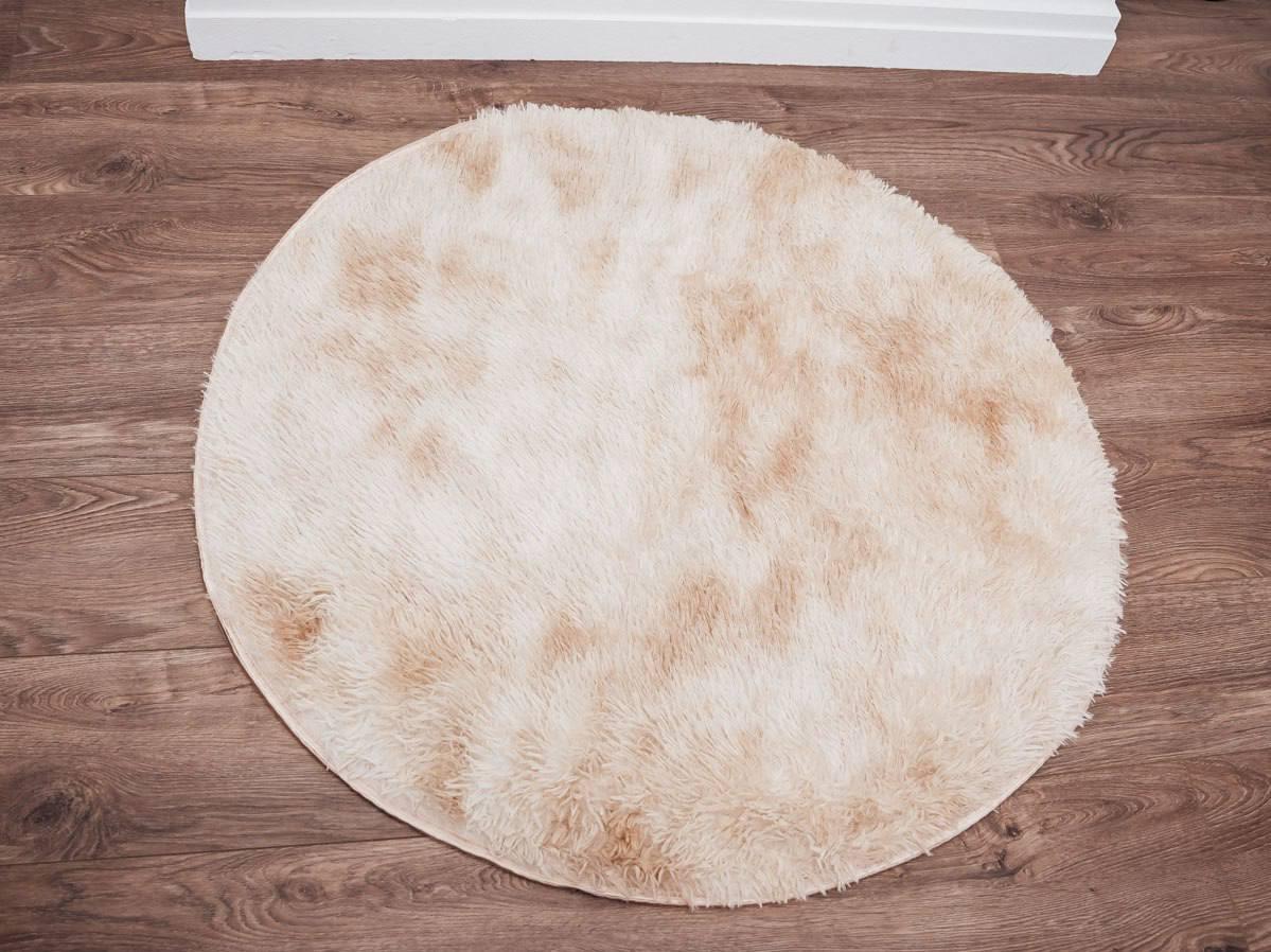 Коврик трава 100х100 см Бежевый (Д-pol-kul-travka-001-01)