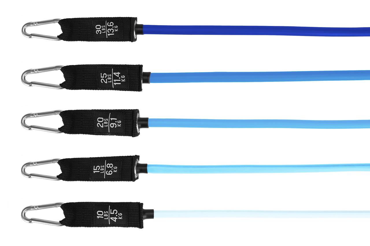 Набір трубчастих еспандерів Cornix 4,5-13,6 кг 5 шт. XR-0254 (2375571794)