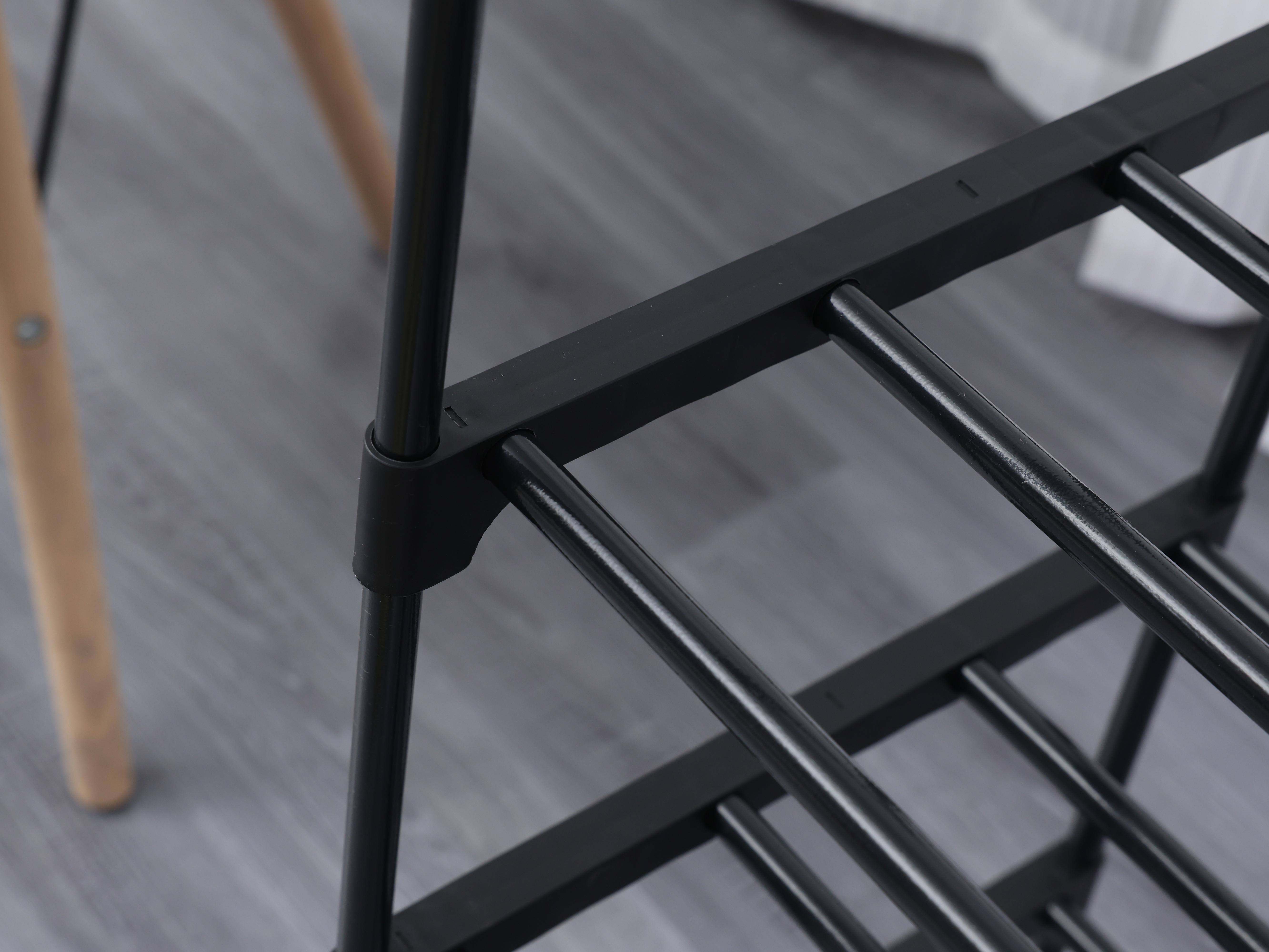 Полиця для взуття Bonro B37 4-рівнева Чорний (4703) - фото 7