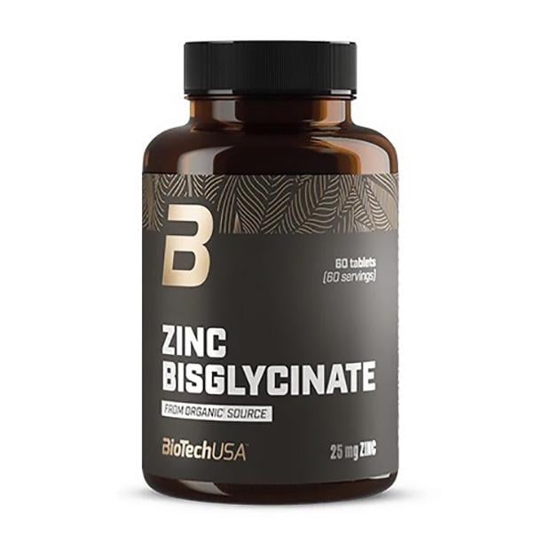 Цинк бисглицинат BioTech Zinc Bisglycinate 60 табл.