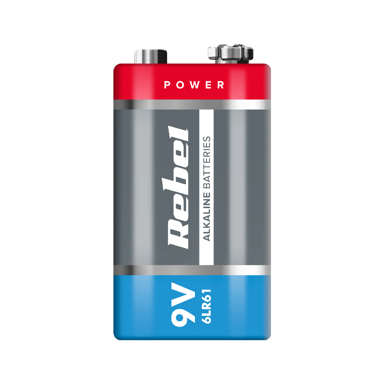 Батарейка Rebel крона 9V Alkaline 6LR61 (BAT0062)