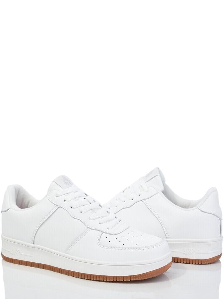 Кроссовки кожаные Stilli CXN1490-9 р. 43 Бело-коричневый