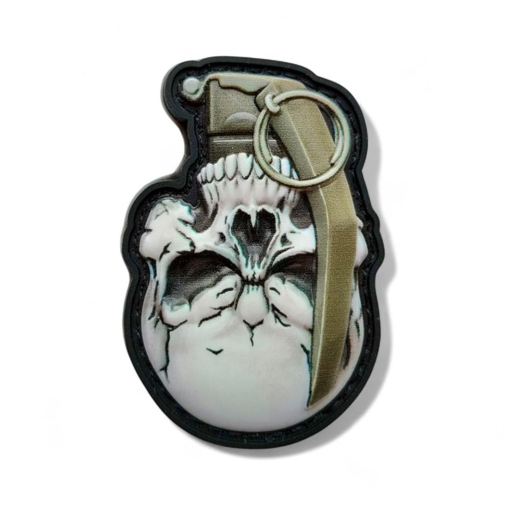 Патч-шеврон "Граната в черепі" (27785775) Патч-шеврон "Граната в черепі" (27785775)