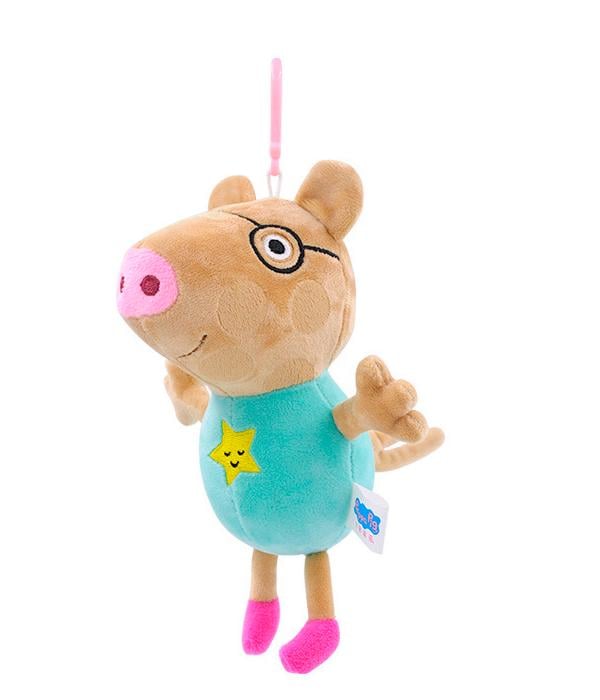 М'яка іграшка-брелок дитяча Свинка Пеппа Поні Педро з карабіном 15 см (арт EPC9926M)