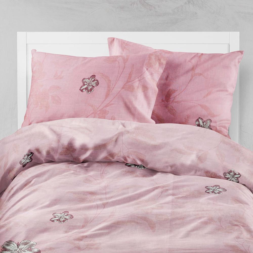 Комплект постельного белья LoveYouHome бязь gold Цветы полуторный 150x215 см (7144)
