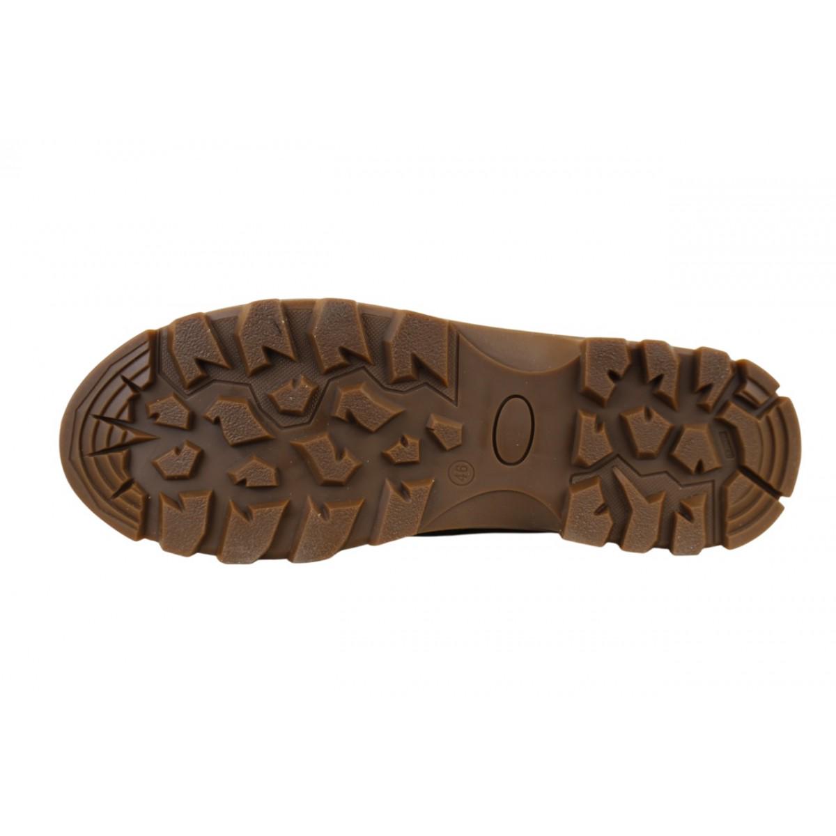 Берцы демисезонные мужские Crossav 17 царапка кожа/крейзы/кордура р. 40 оливковый (Crossav17оD40) - фото 9