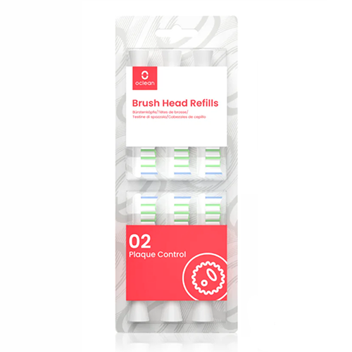 Насадки для зубной электрощетки Oclean Xiaomi Toothbrush P1C1 W06 6 шт. White (777) - фото 1