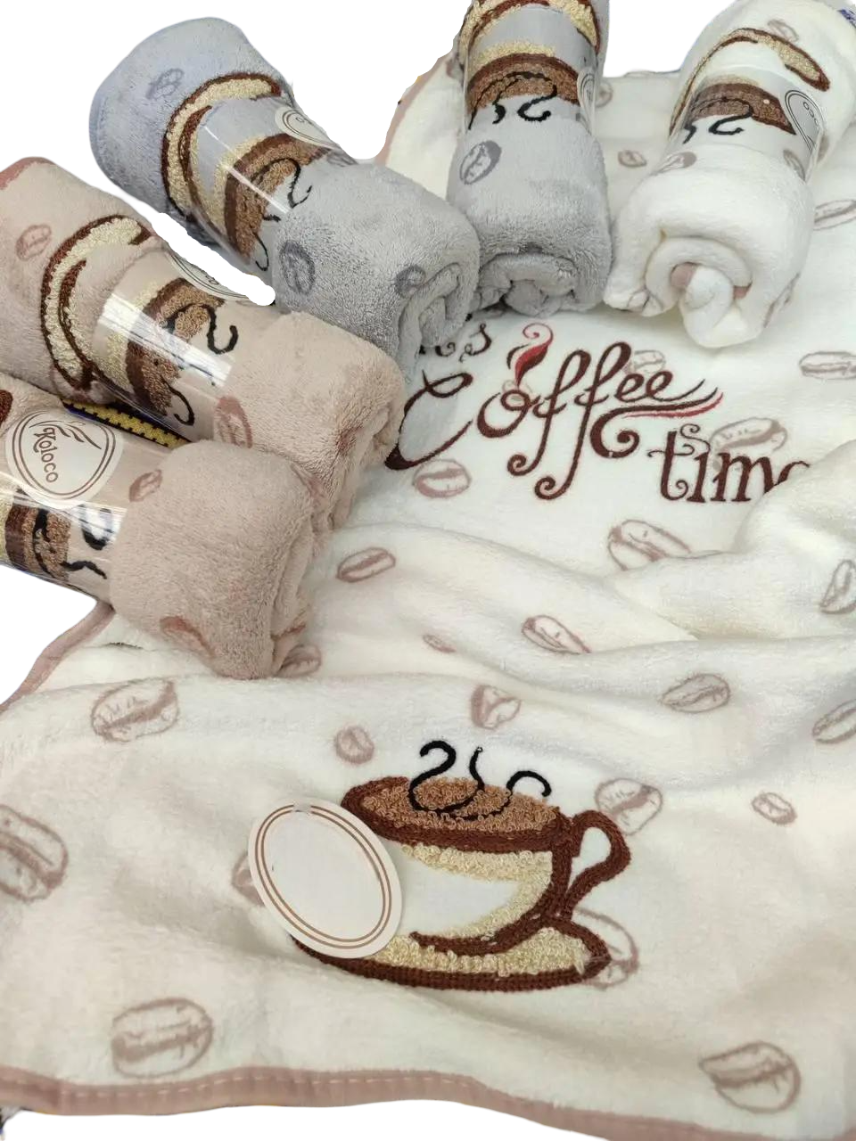 Кухонное полотенце из микрофибры 6 шт. 35x70 см Бежевый (П4К-al-6sh-004)