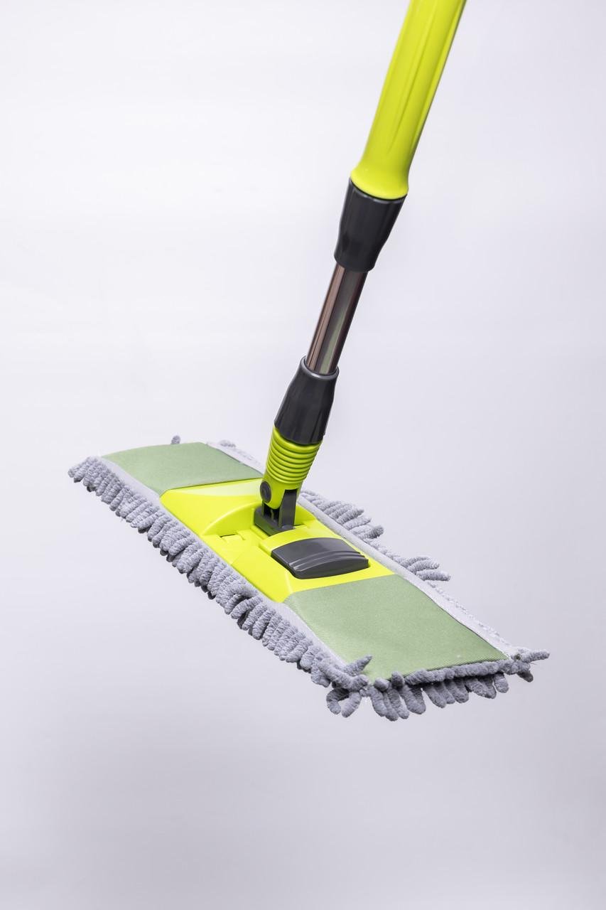 Швабра з телескопічною ручкою та насадкою з мікрофібри для миття підлоги/плитки/ламінату/лінолеуму (HP-35015-51) - фото 4