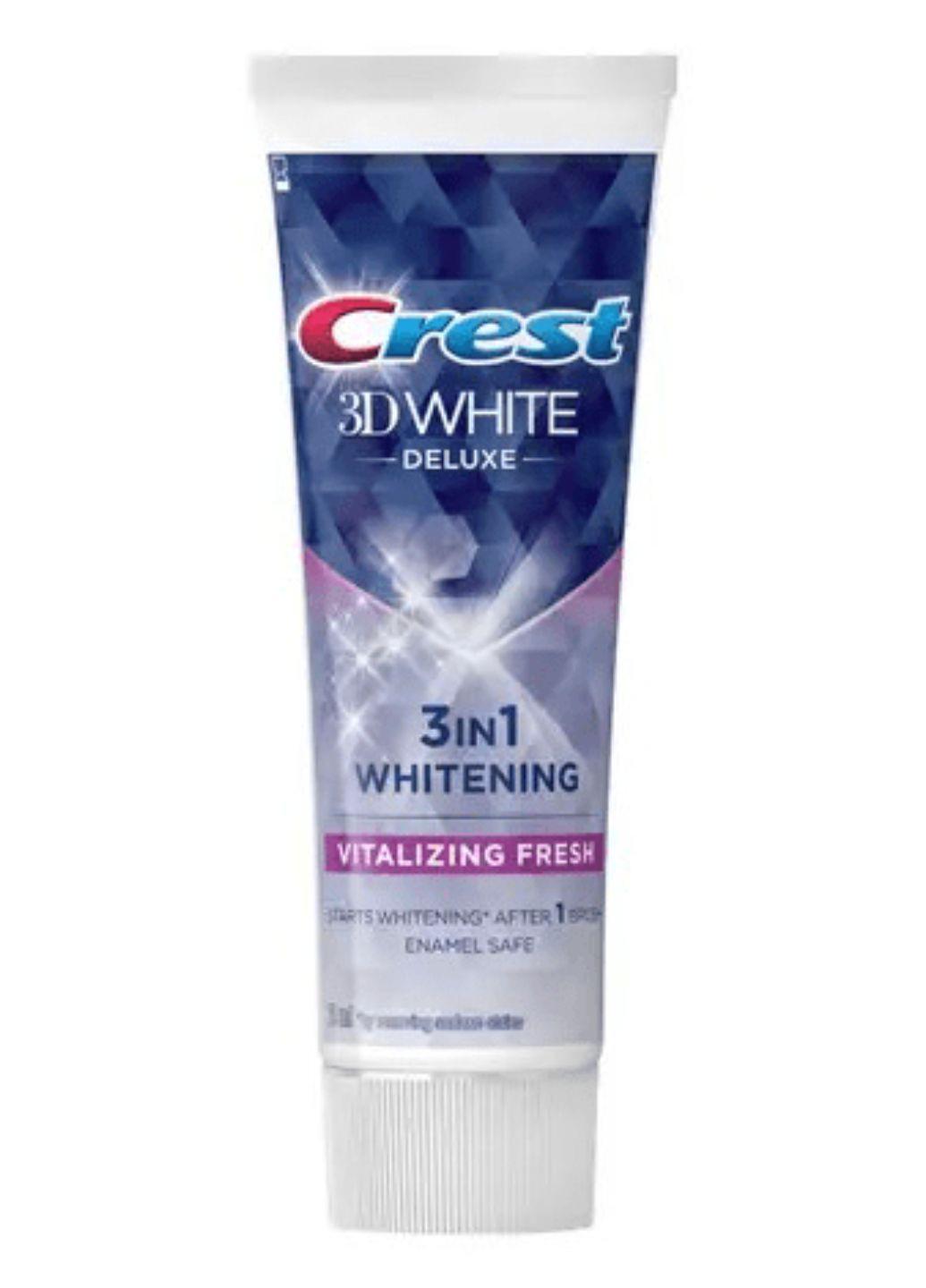 Відбілююча зубна паста Crest 3D White Deluxe 75 мл (Е-01827) - фото 2 Відбілююча зубна паста Crest 3D White Deluxe 75 мл (Е-01827) - фото 2