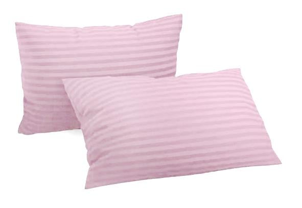 Набір наволочок Lighthouse Sateen Stripe 50х70 см 2 шт. Pink - фото 1