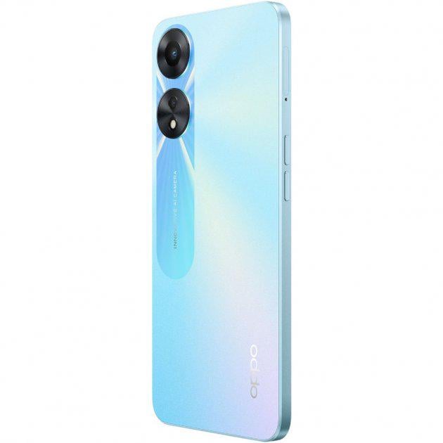 Смартфон Oppo A78 5G 8/128Gb Global Version Glowing Blue - фото 5