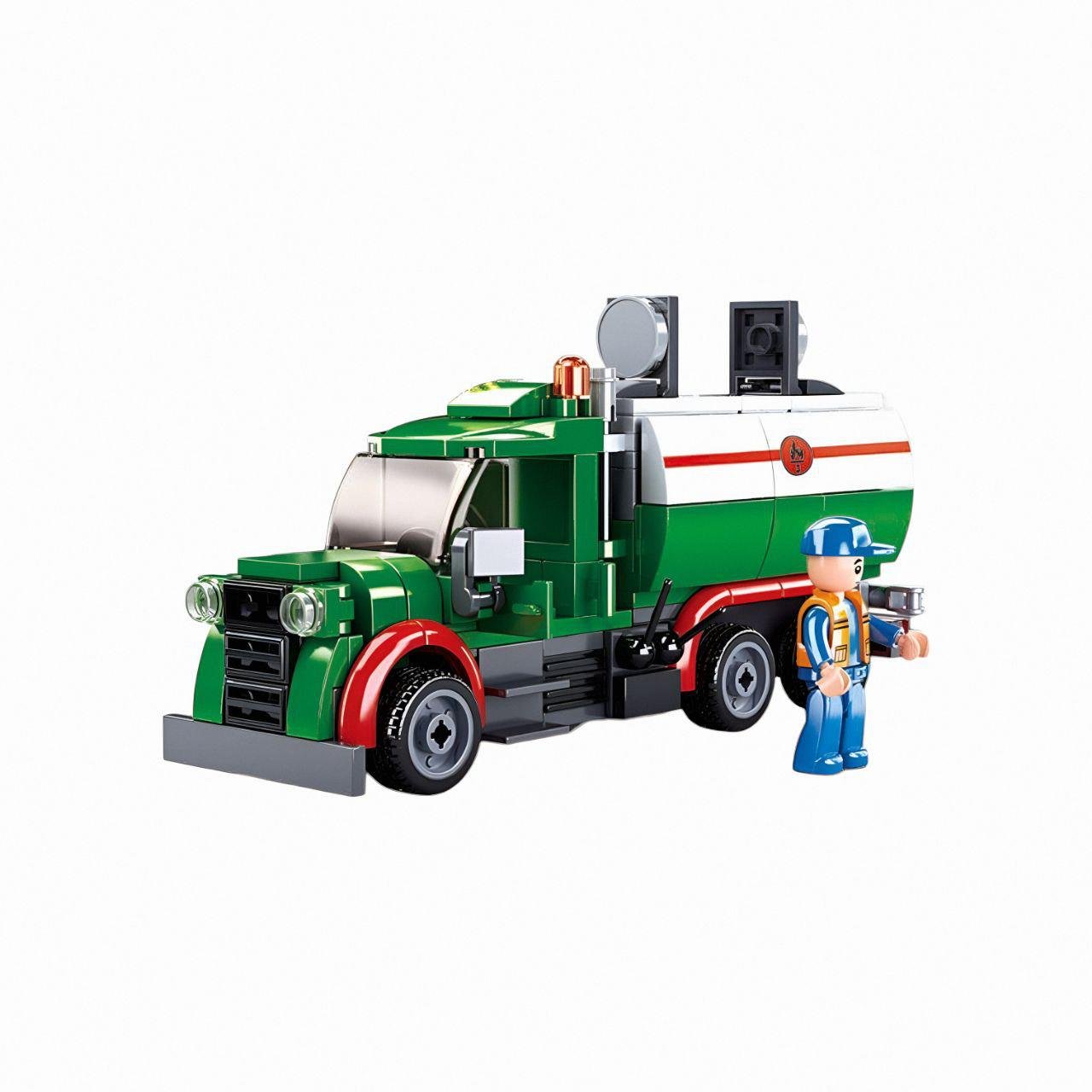 Конструктор Sluban M38-B0878 Бензовоз заправочная станция 267 деталей