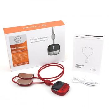 Электромассажер для шеи Neck Massager микро-точечный Красный (JA200) - фото 3 Электромассажер для шеи Neck Massager микро-точечный Красный (JA200) - фото 3