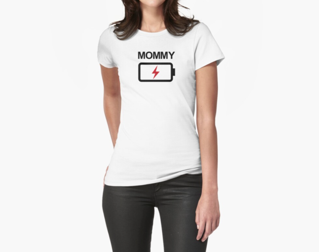 Футболка Женская Stedman с принтом Mommy S Белый