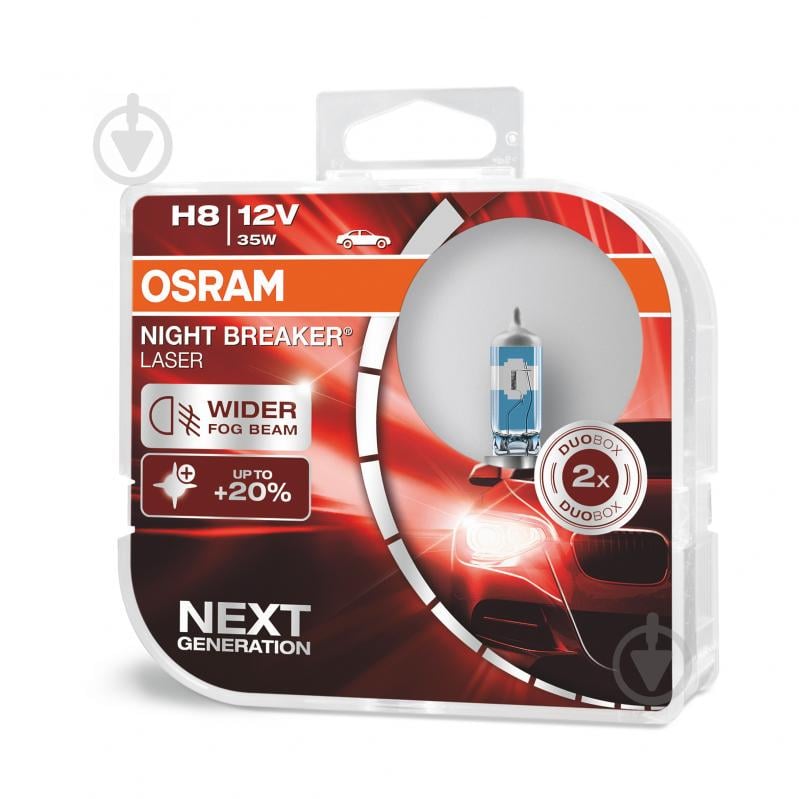 Автолампа OSRAM 64212NL H8 Night Breaker LASER NG +150% 35W 12V PGJ19-1 HardDuopet