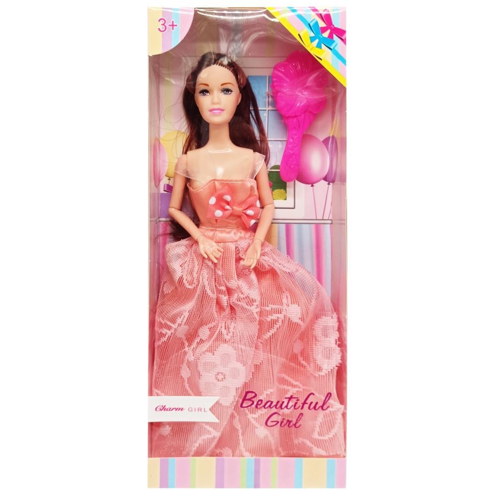 Лялька Beautiful Girl D200-216 в святковій сукні Orange (2990390236)