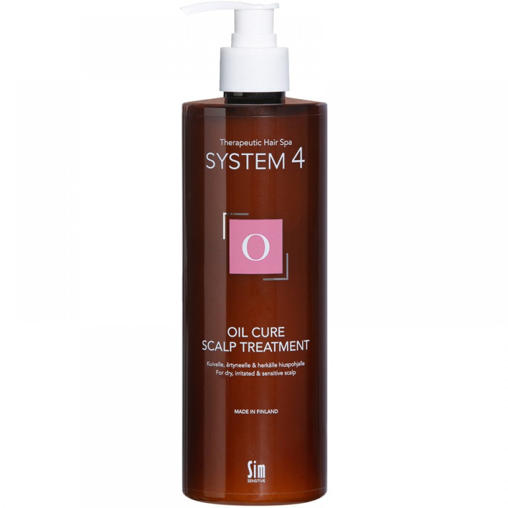 Маска для кожи головы пилинговая SIM Sensetive System 4 Oil Cue Scalp treatment O 500 мл (6417150024512)