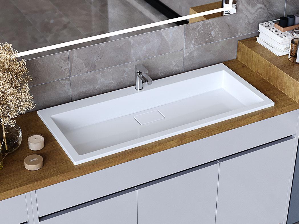 Умивальник накладний Luxor Imperio Low 100