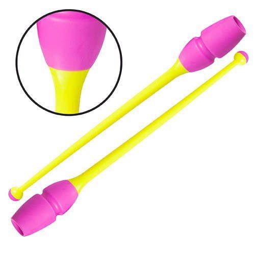 Булави для художньої гімнастики C-0963 Жовто-рожевий (60508005) - фото 2 Булави для художньої гімнастики C-0963 Жовто-рожевий (60508005) - фото 2